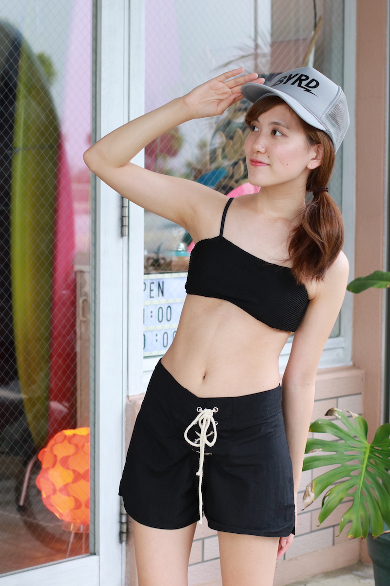 Seea Lulu Shorts Black|沖縄サーフィンショップ「YES SURF」
