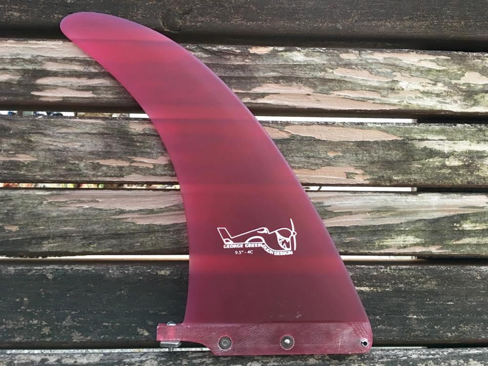 4C 9.5 Red Kumano System George Greenough Design 【TRUE AMES FIN