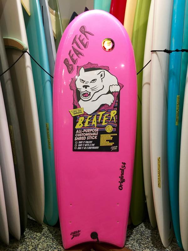 BEATER Original TWIN FIN 4.6 (54inch) Neon Pink|沖縄サーフィンショップ「YES SURF」
