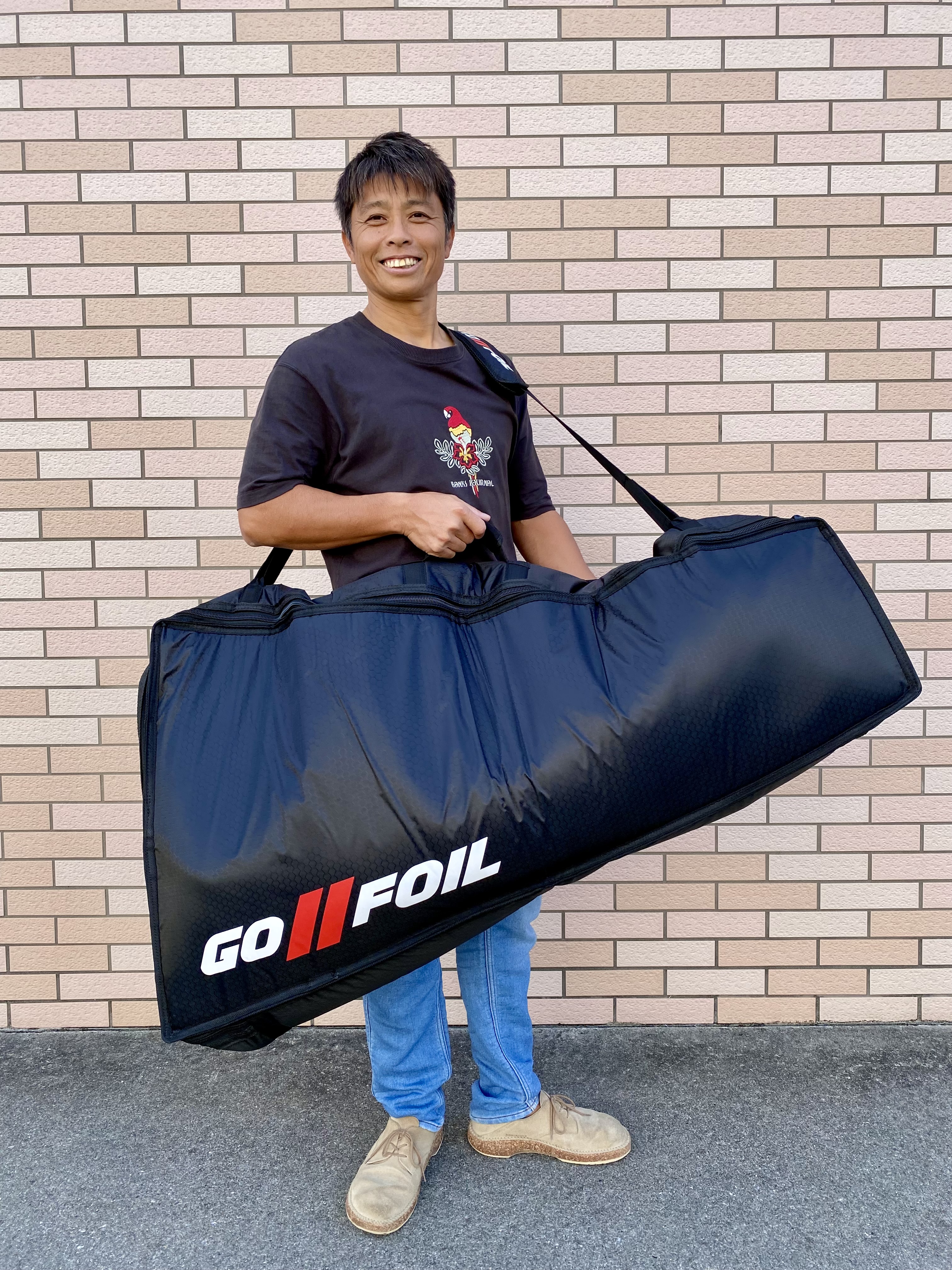 GO FOIL バックウイング Fixtail14.5ロング　純正ケース付き