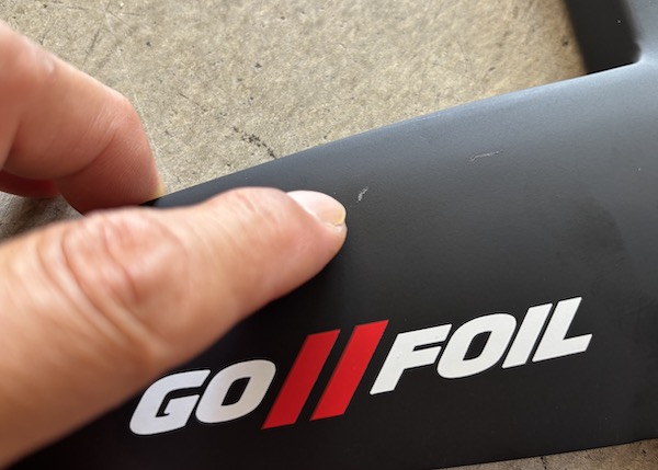 USED Go Foil Fixed tail back wings 17 Long Black|沖縄サーフィン
