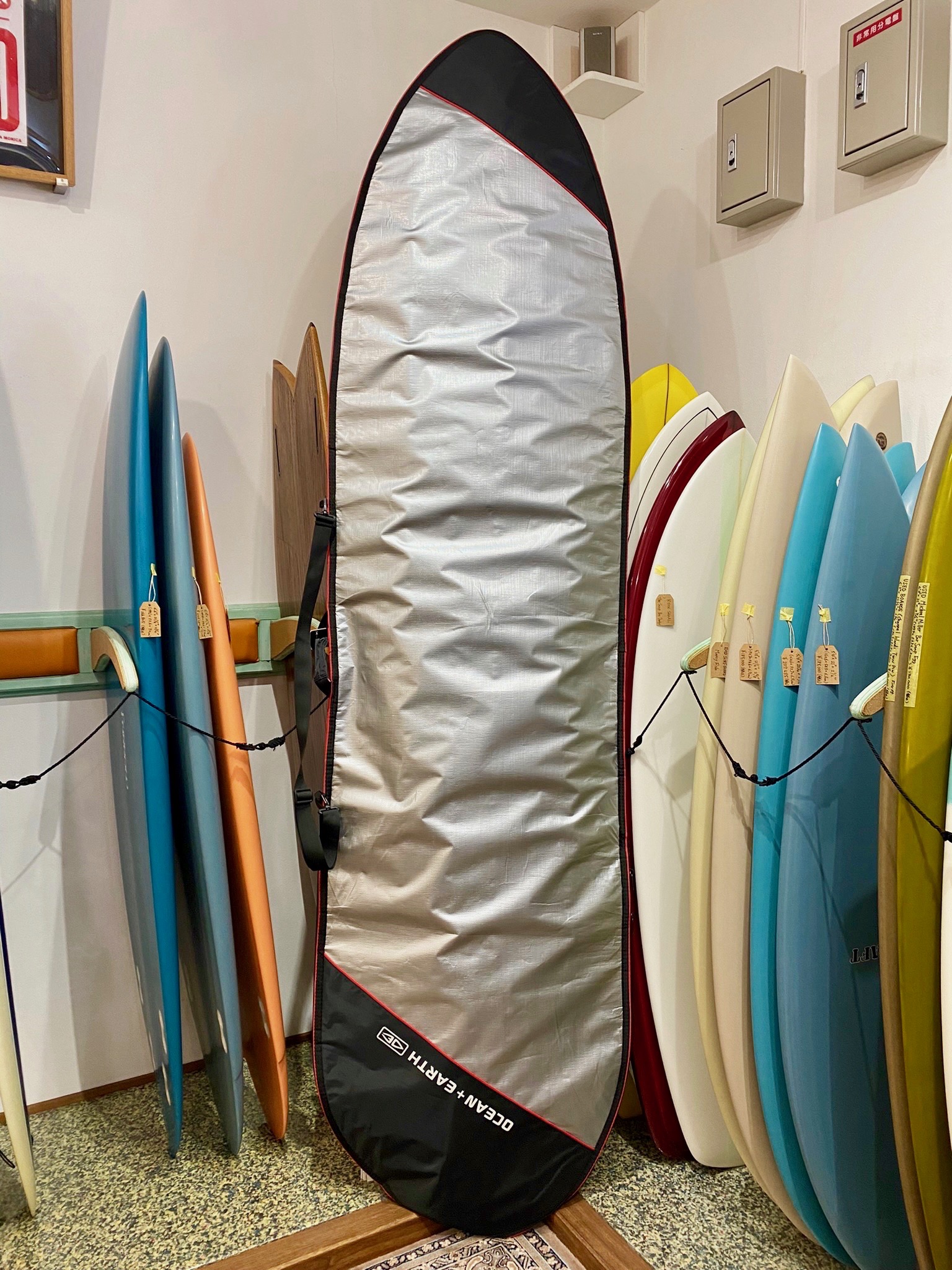 オーシャンアンドアース BARRY BASIC FISH 8.0 8.0 Ocean & Earth BARRY FISH / FUN Board Bag|Okinawa surf