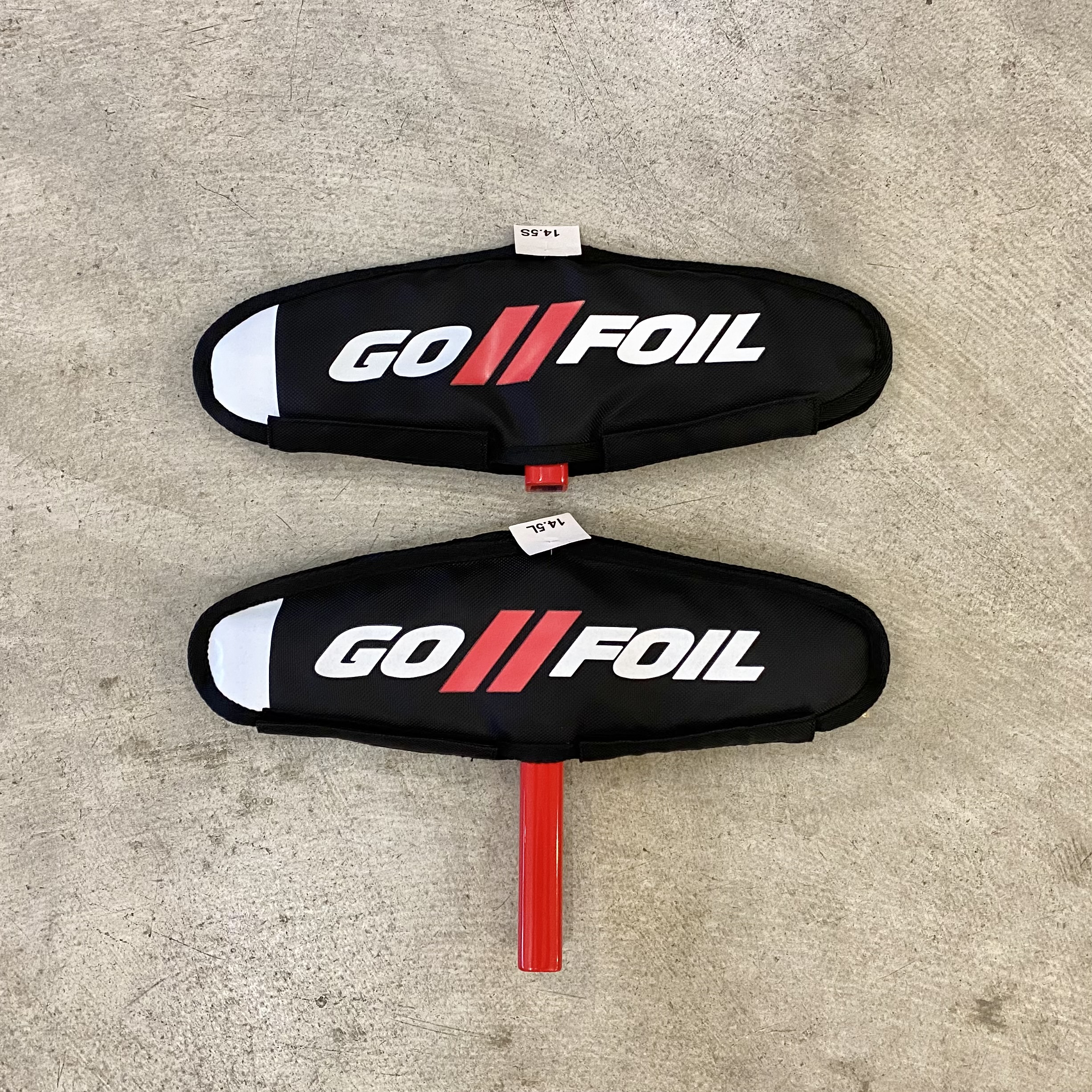 GO FOIL バックウイング Fixtail14.5ロング　純正ケース付き