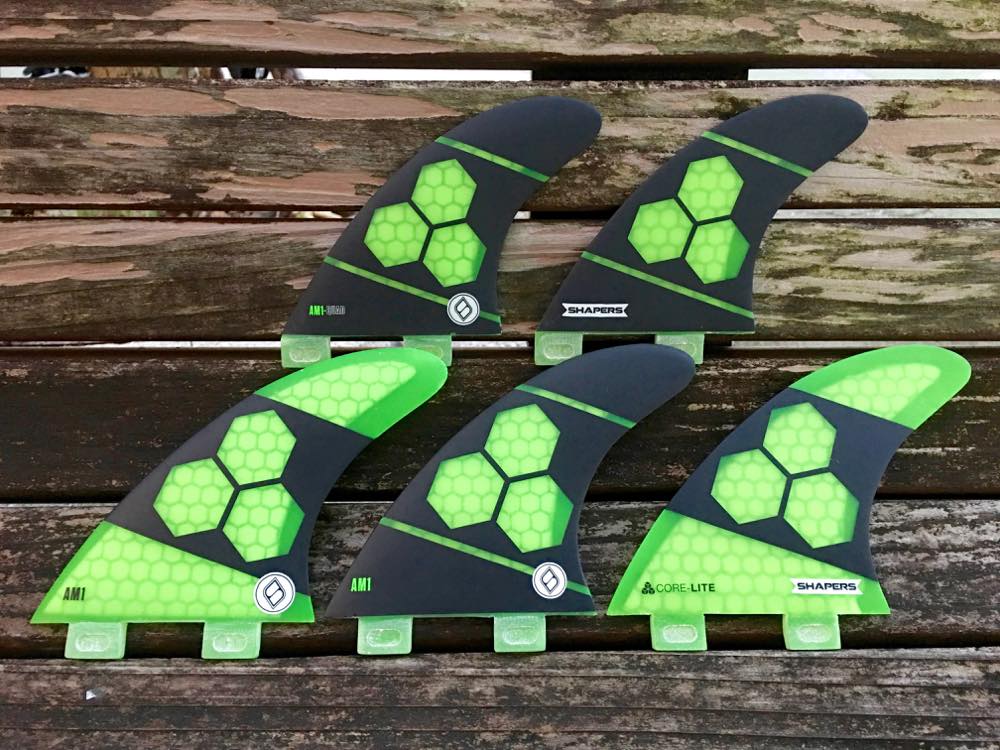Shapers Fins FCS AM1 CORE-LIGHT Five Fin Set|Okinawa surf shop YES SURF