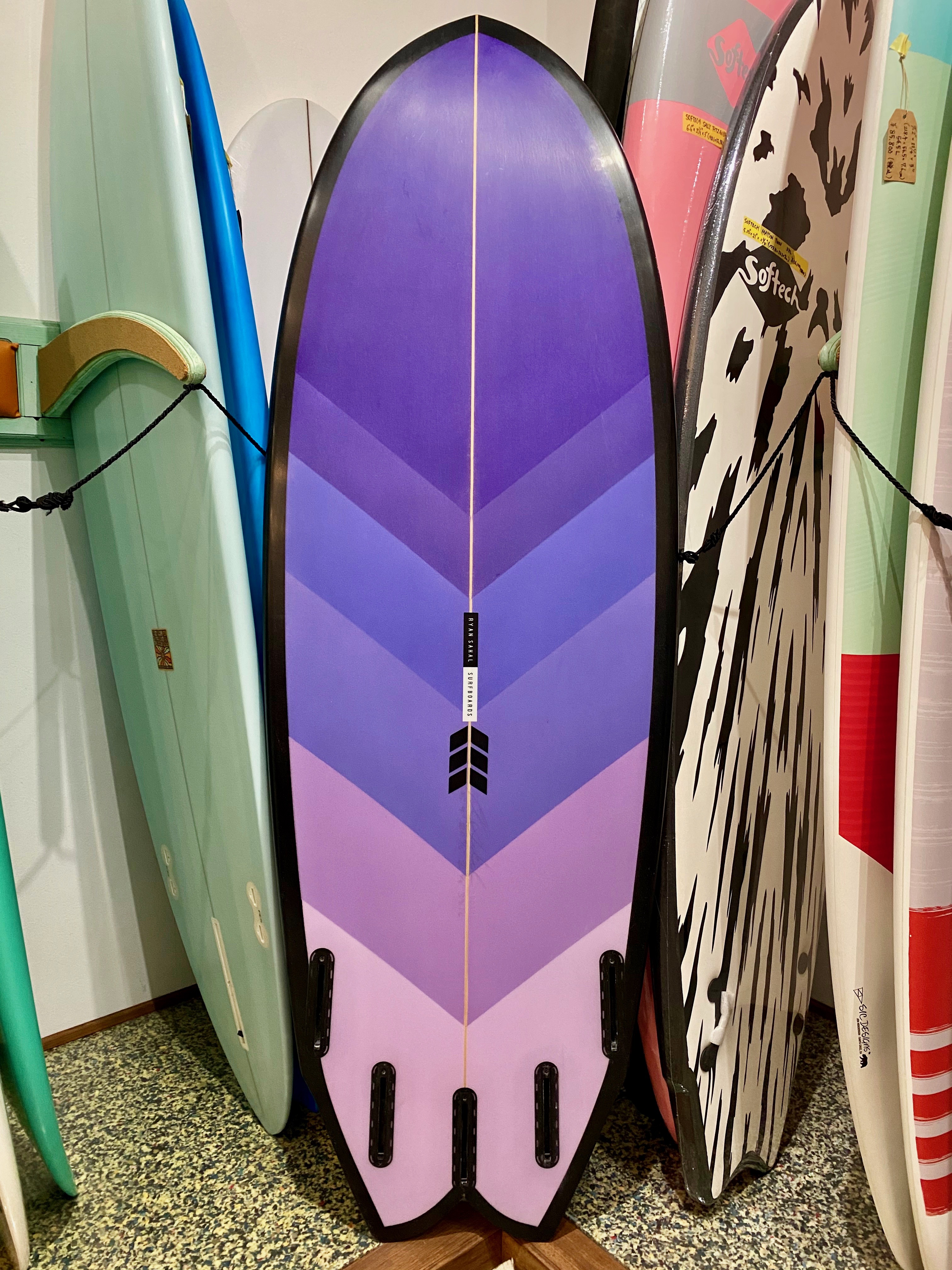 USED BOARDS Ryan Sakal Lasso 5.4 Okinawa surf shop YES SURF