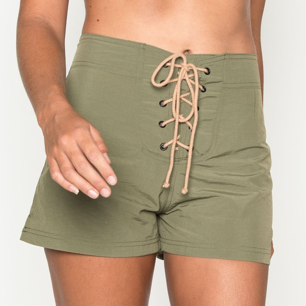 Seea Lulu Shorts Olive|Okinawa surf shop YES SURF