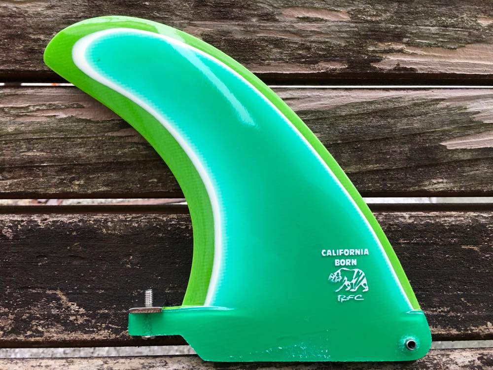 5.0 Rake Green 【Rainbow fin】|沖縄サーフィンショップ「YES SURF」