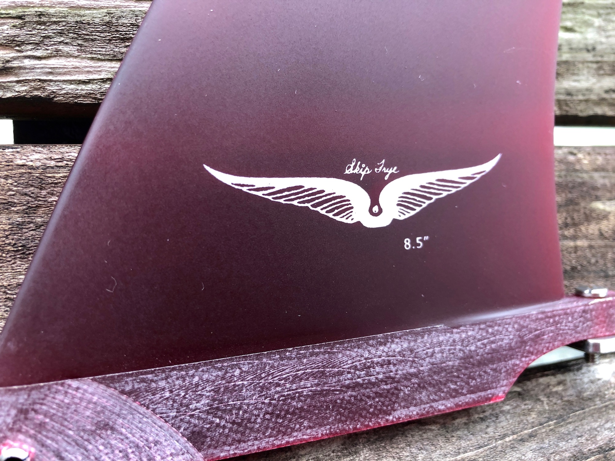 中古 True Ames Skip Frye フィン 8.5 ミッドレングス True Ames Skip Frye Single Fin — REAL Watersports