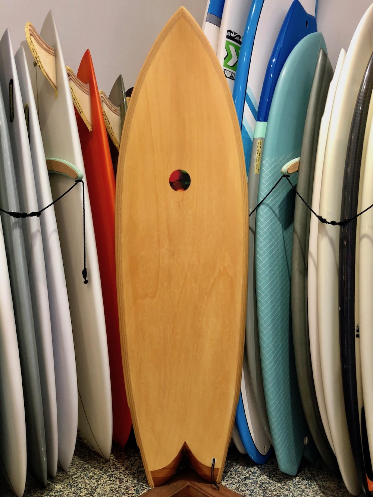 USED BOARDS （Hess Surfboards Full Wood Pacheco Quad 5.9)